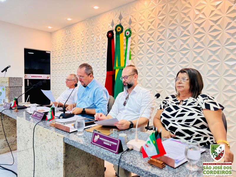 Sessão ordinária dia 08 de abril de 2025